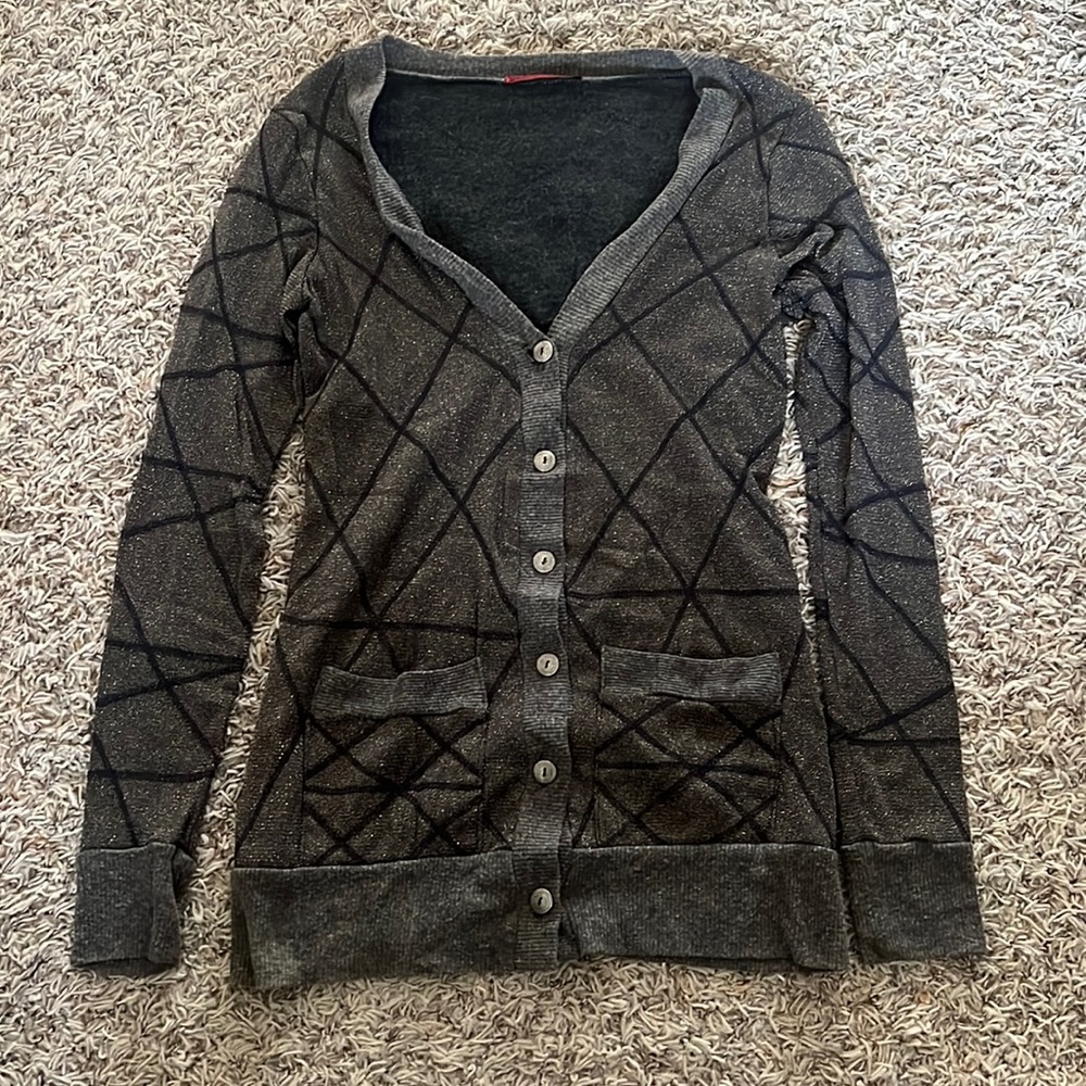 BKE Gray cardigan